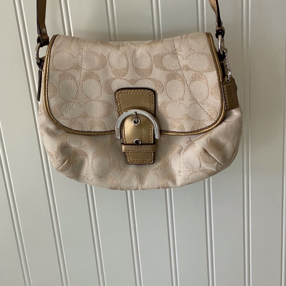 Coach jacquard crossbody
